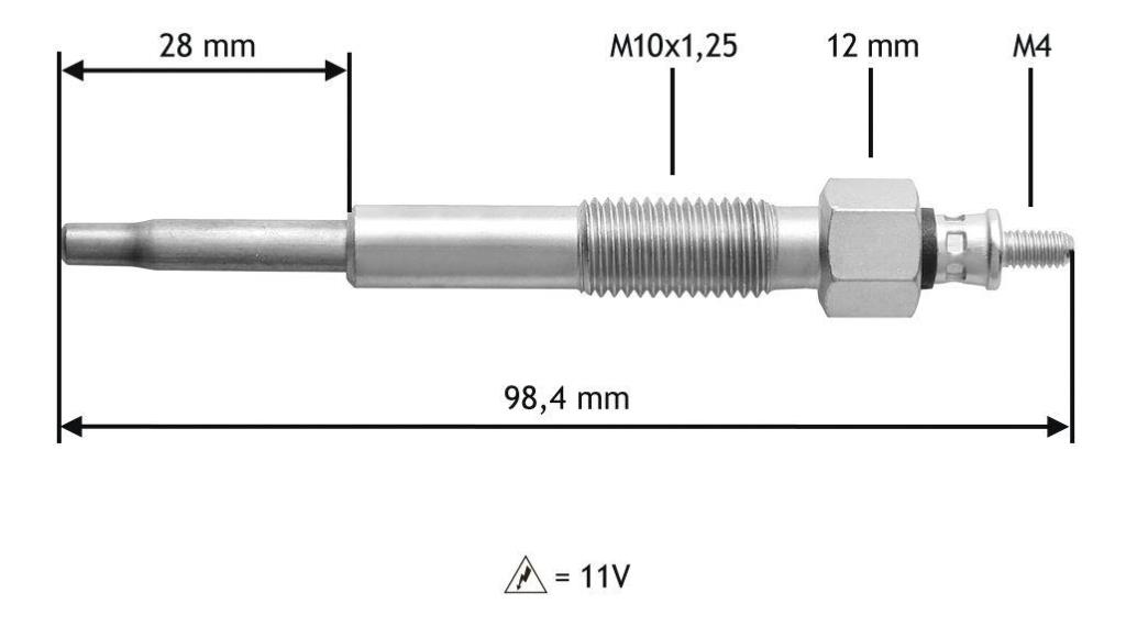 Bougie de préchauffage VALEO 345155